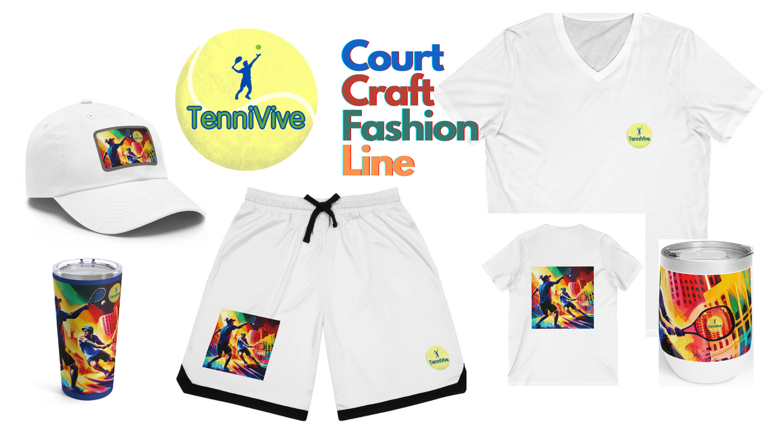 TenniVive CourtCraft Fashion Line for Racket Sport Enthusiasts!