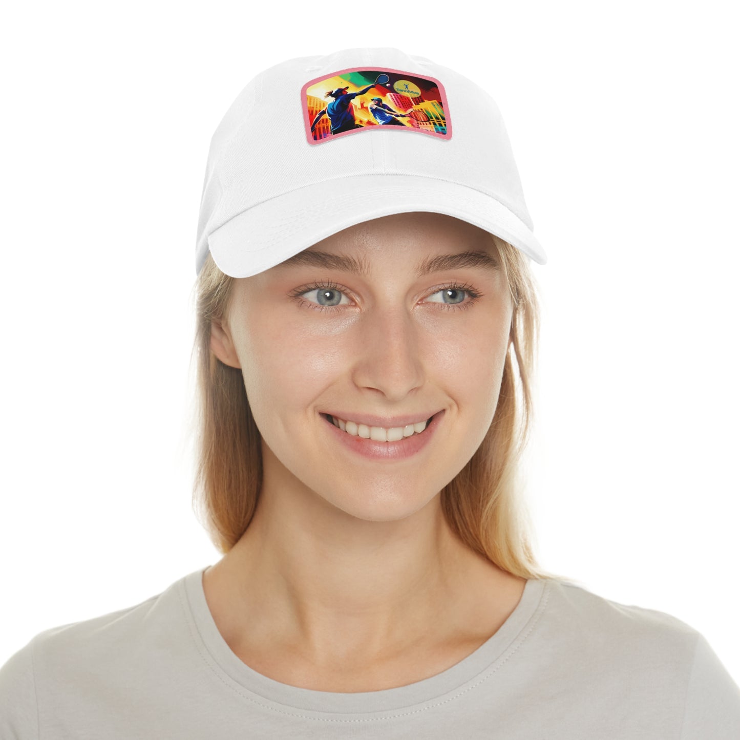 TenniVive CourtCraft Fashion Line Hats with Leather Patch