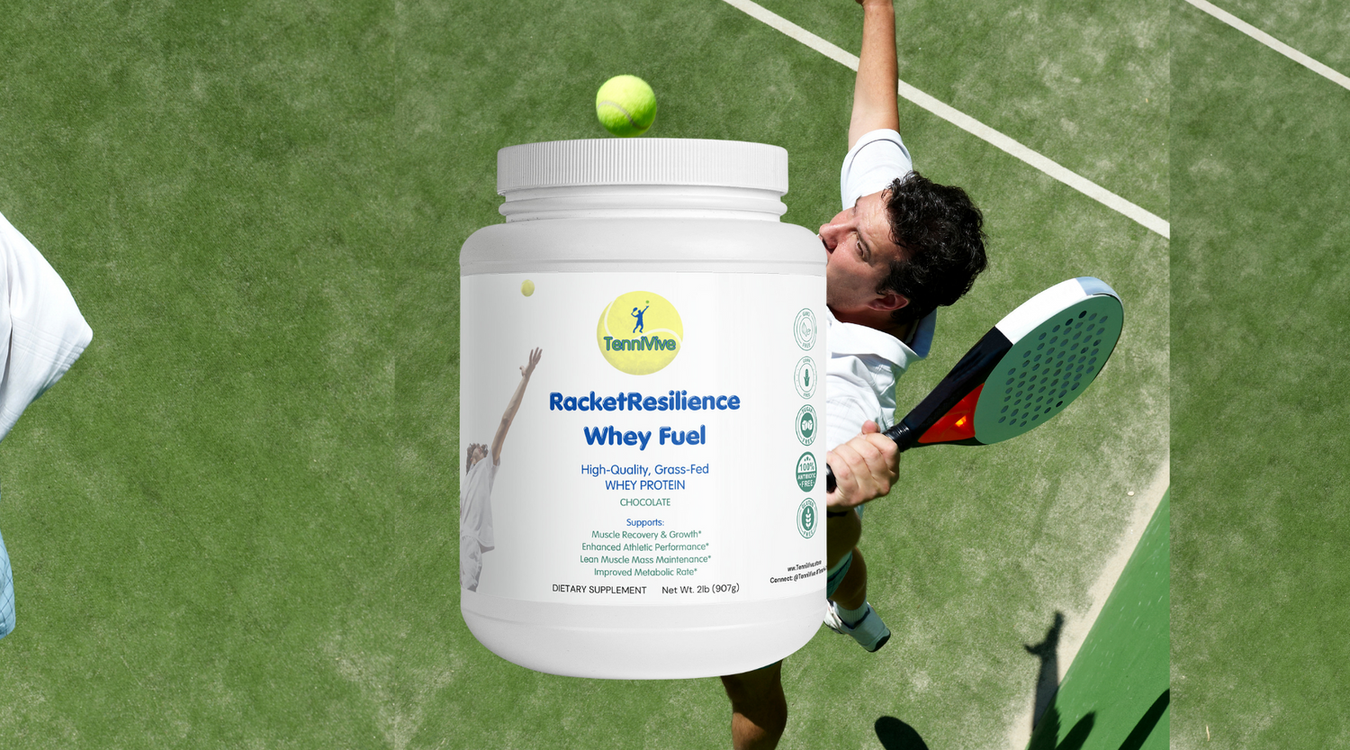 TenniVive RacketResilienceWhey Fuel Grass Fed Protein 